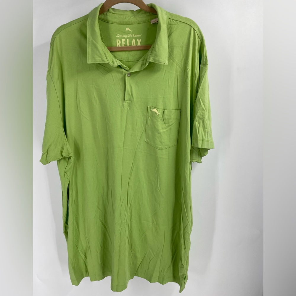 TOMMY BAHAMA RELAX Green Polo Tshirt